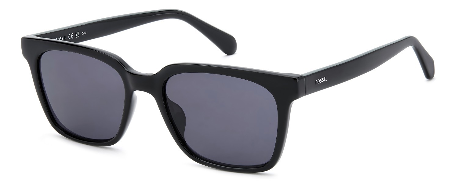Sunglasses Fossil Fos 3183/G 208600 807 IR color black shape rectangle lenses grey