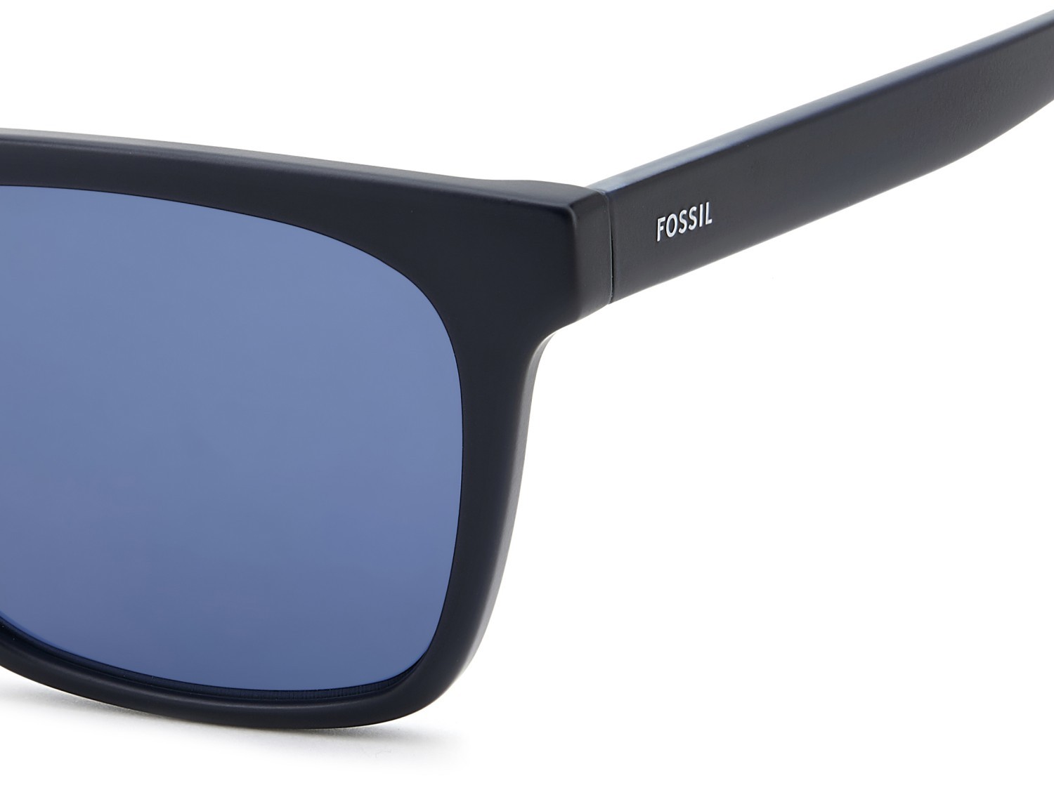 Sunglasses Fossil Fos 3183/G 208600 FLL KU color matte blue shape rectangle lenses blue