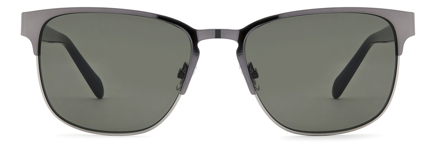 Sunglasses Fossil Fos 2171/G 208602 KJ1 70 color dark ruthenium shape rectangle lenses brown