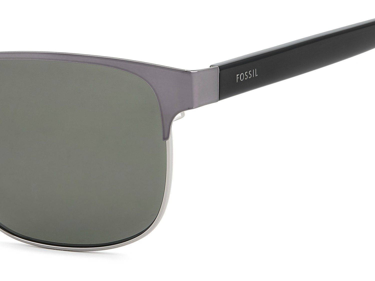 Sunglasses Fossil Fos 2171/G 208602 KJ1 70 color dark ruthenium shape rectangle lenses brown
