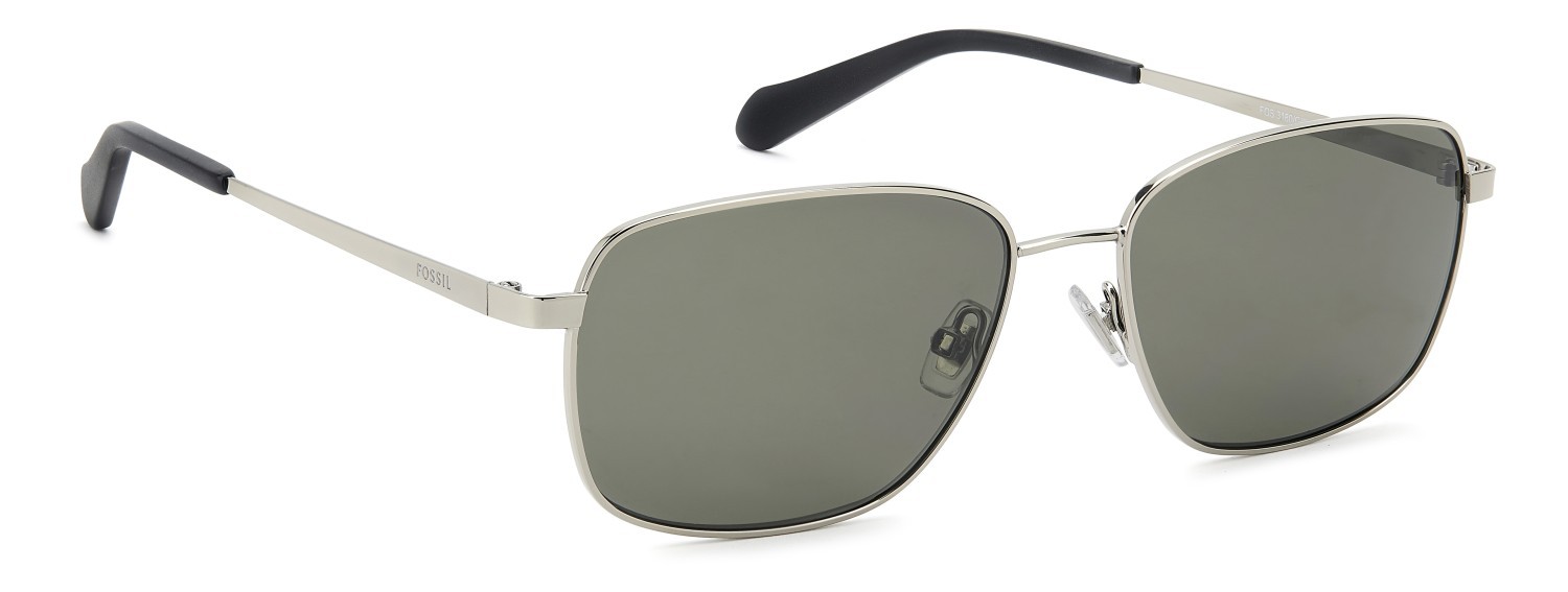 Sunglasses Fossil Fos 3180/G 208603 6LB 70 color ruthenium shape rectangle lenses brown