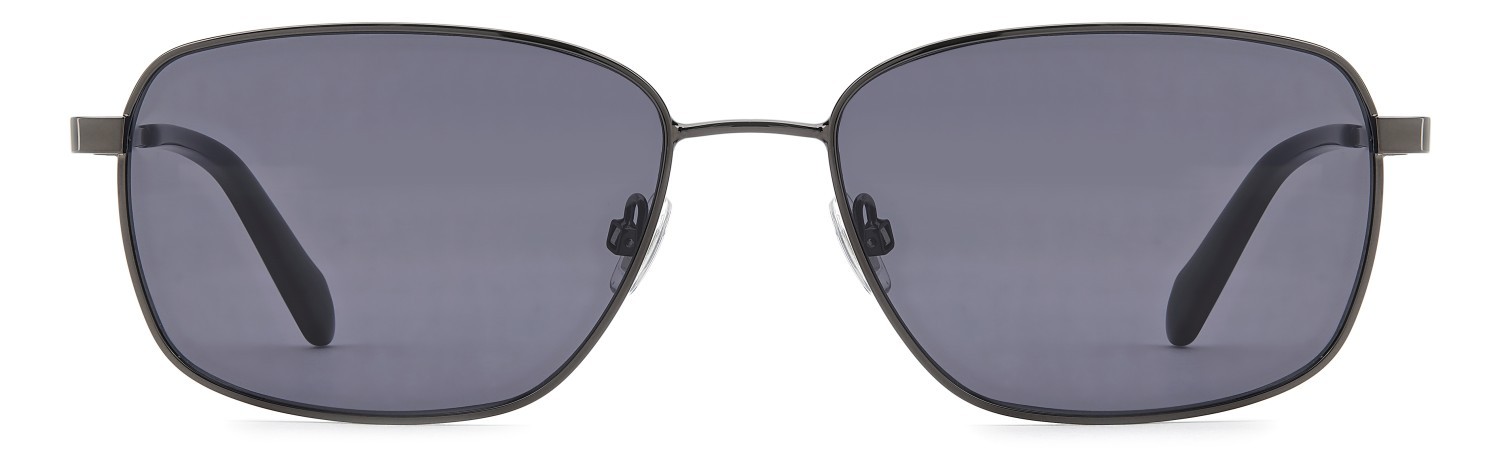 Sunglasses Fossil Fos 3180/G 208603 KJ1 IR color dark ruthenium shape rectangle lenses grey