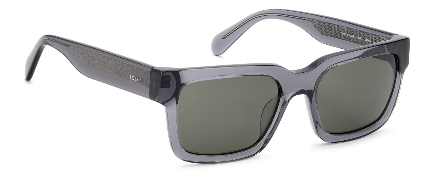 Sonnenbrillen Fossil Fos 2168/G 208604 63M 70 farbe crystal grey form rechteckig gläser brown