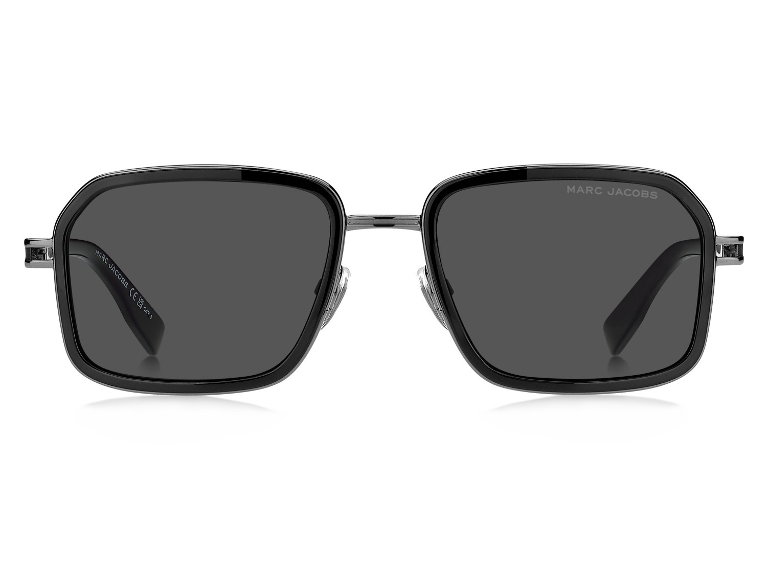 Occhiali da sole Marc Jacobs 903/S 208612 V81 IR colore dark ruthenium black forma quadrato lenti grey