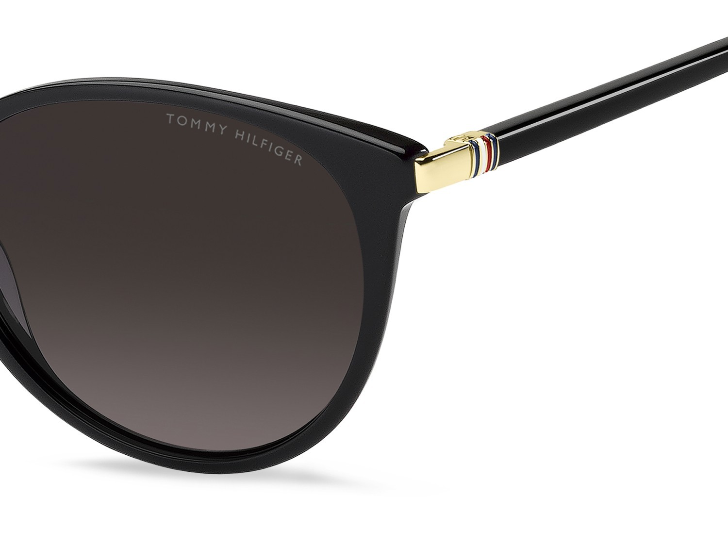 Occhiali da sole Tommy Hilfiger Th 2350/S 208624 807 3X colore black forma pantos lenti pink doubleshade
