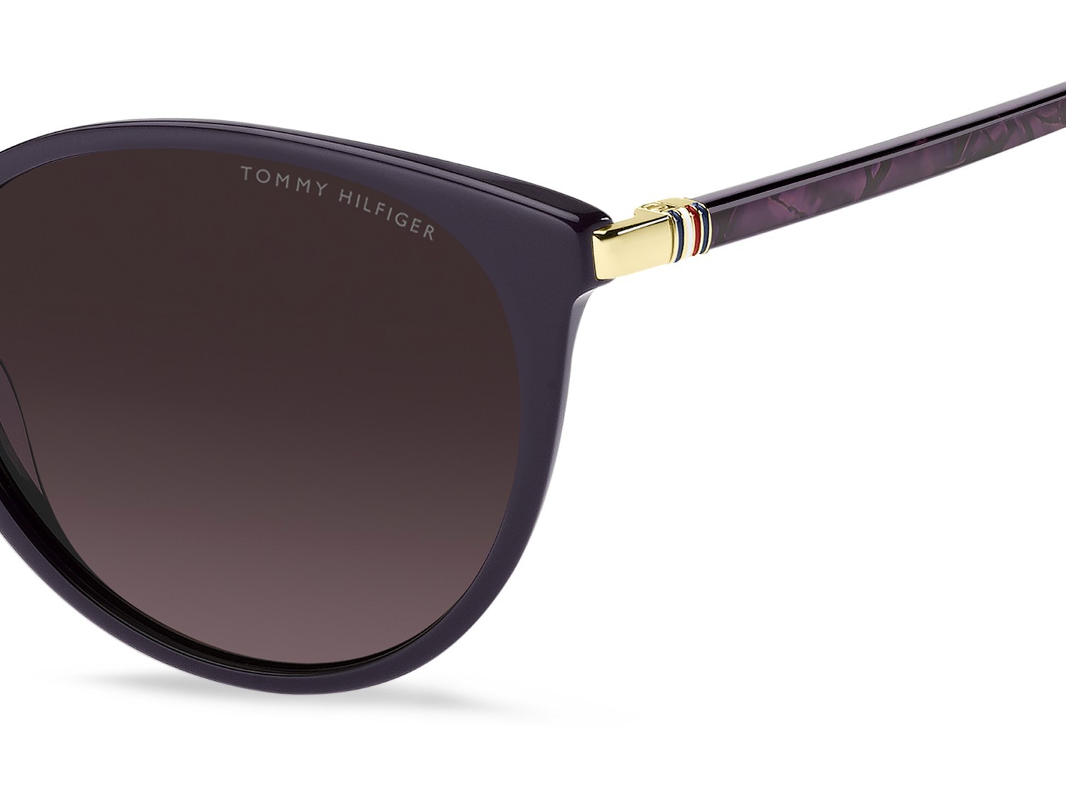 Occhiali da sole Tommy Hilfiger Th 2350/S 208624 B3V 3X colore violet forma pantos lenti pink doubleshade