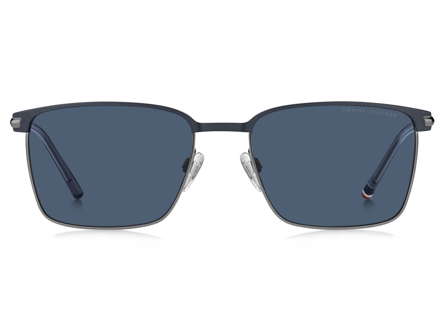 Occhiali da sole Tommy Hilfiger Th 2329/S 208625 DTY KU colore blue ruthenium forma quadrato lenti blue
