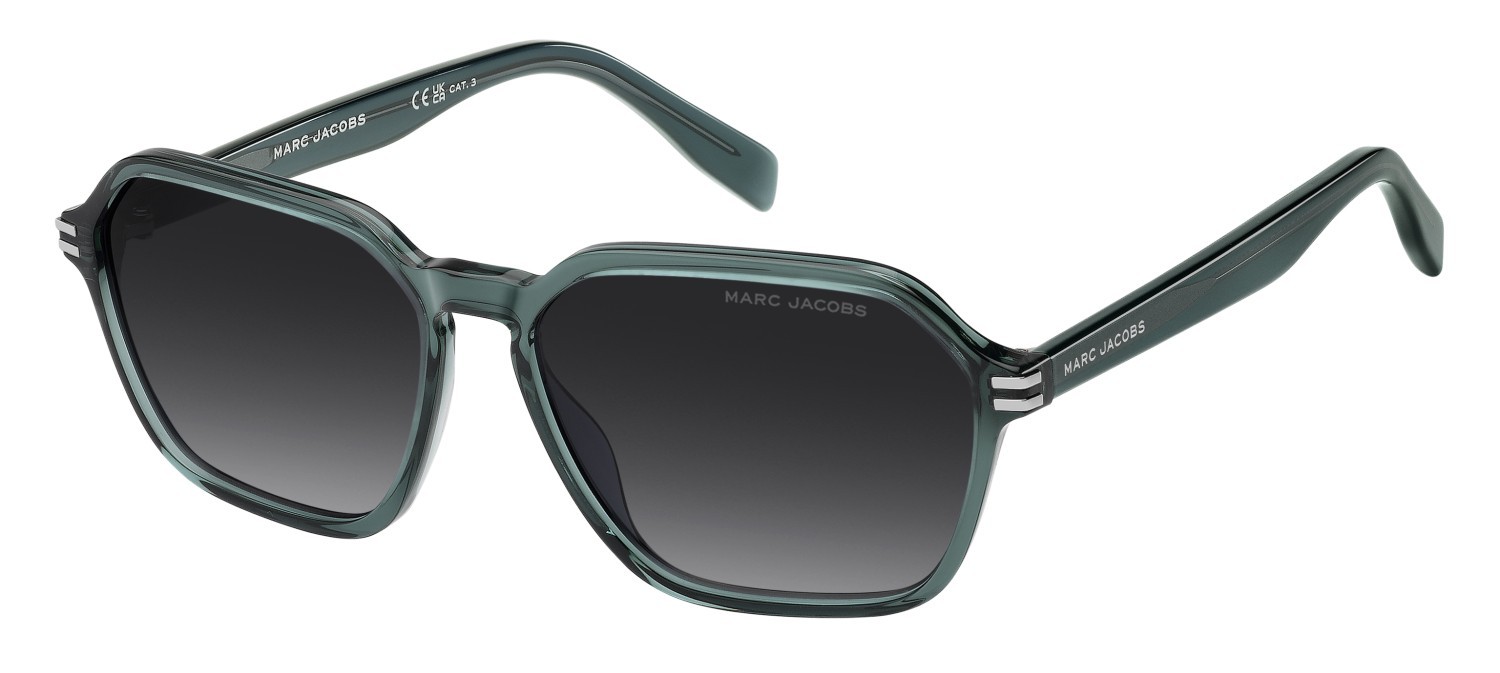 Occhiali da sole Marc Jacobs 907/S 208628 ZI9 9O colore teal forma quadrato lenti dark grey shaded