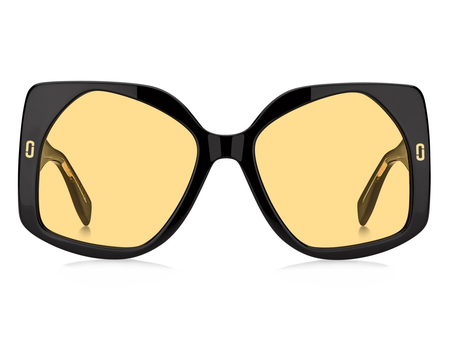 Sunglasses Marc Jacobs Mj 1133/S 208630 71C HO color black yellow shape square lenses yellow