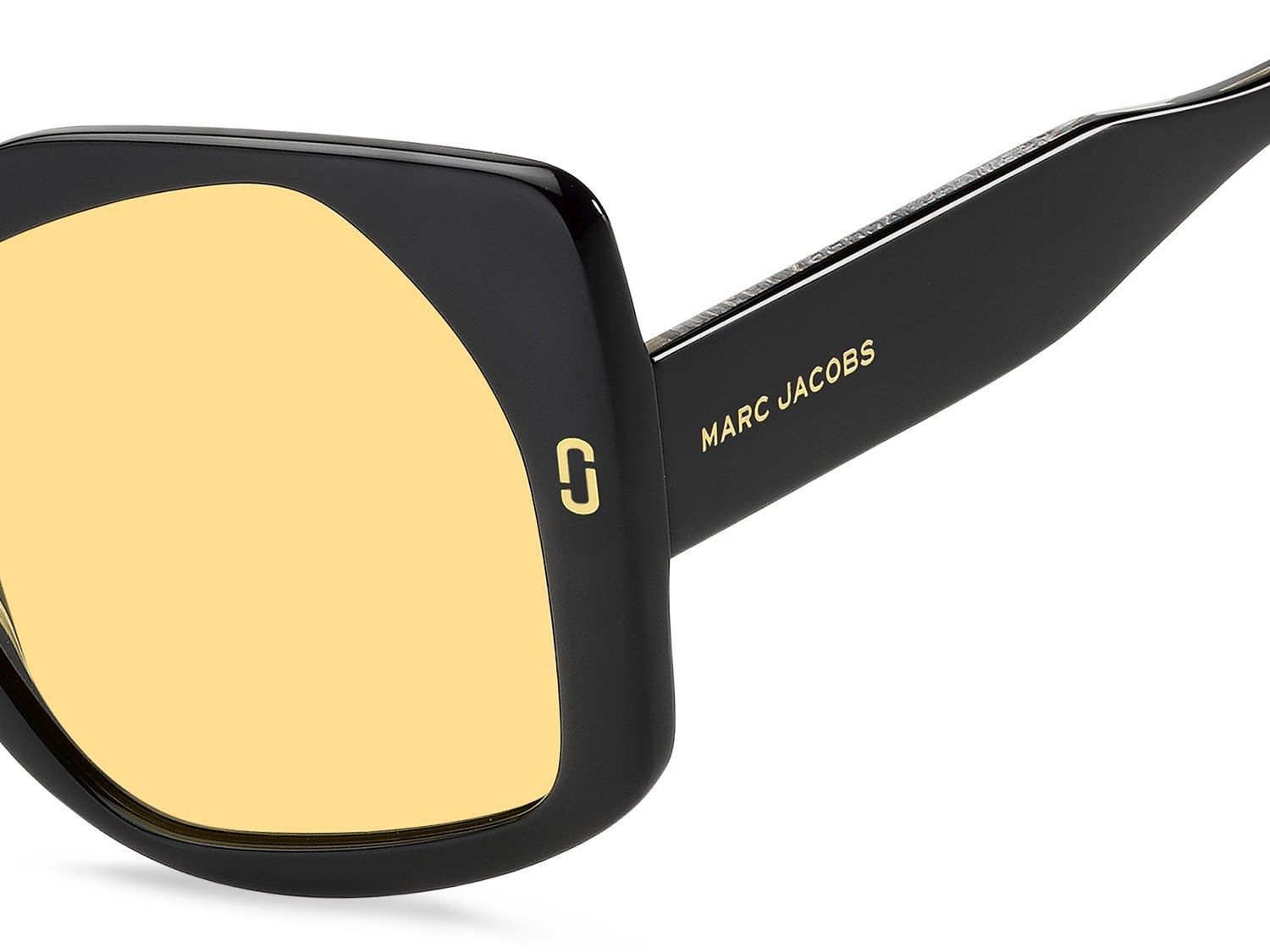 Sunglasses Marc Jacobs Mj 1133/S 208630 71C HO color black yellow shape square lenses yellow