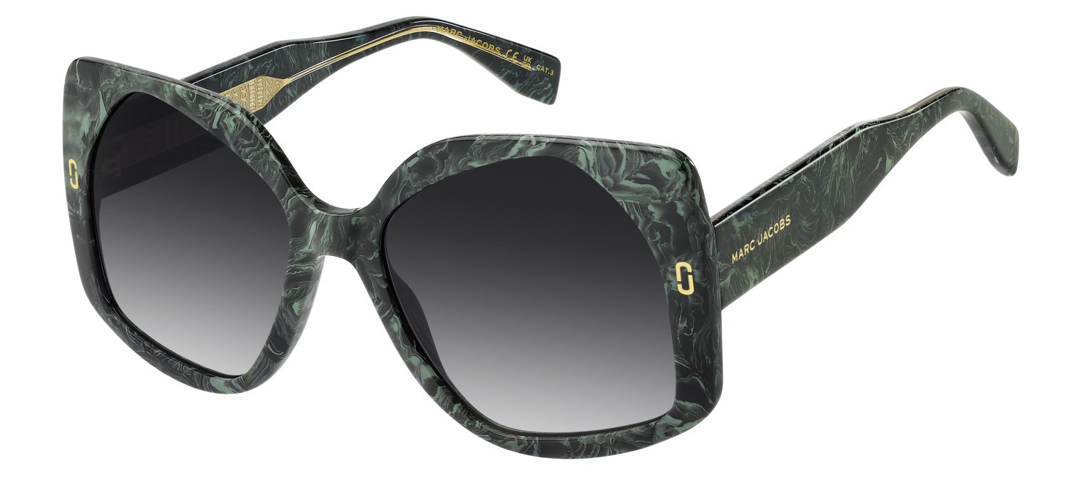 Sunglasses Marc Jacobs Mj 1133/S 208630 JRI 9O color marble green shape square lenses dark grey shaded