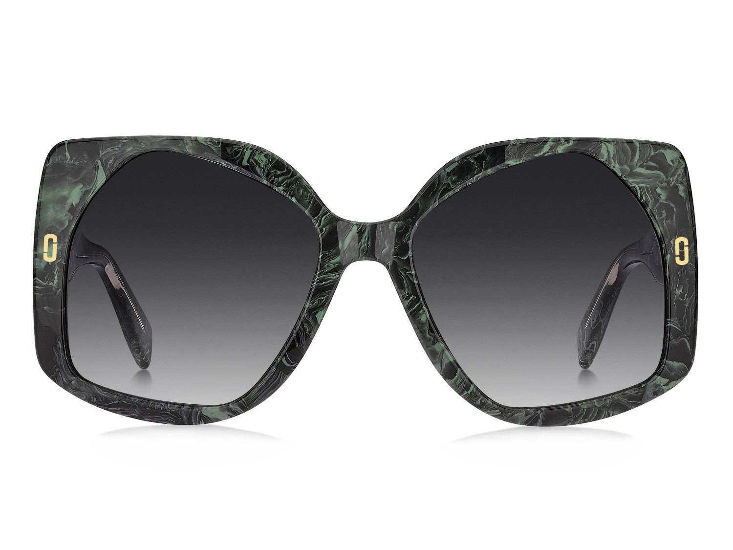 Sunglasses Marc Jacobs Mj 1133/S 208630 JRI 9O color marble green shape square lenses dark grey shaded