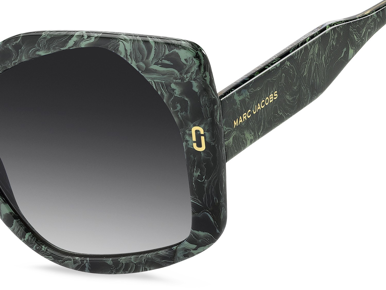 Sunglasses Marc Jacobs Mj 1133/S 208630 JRI 9O color marble green shape square lenses dark grey shaded