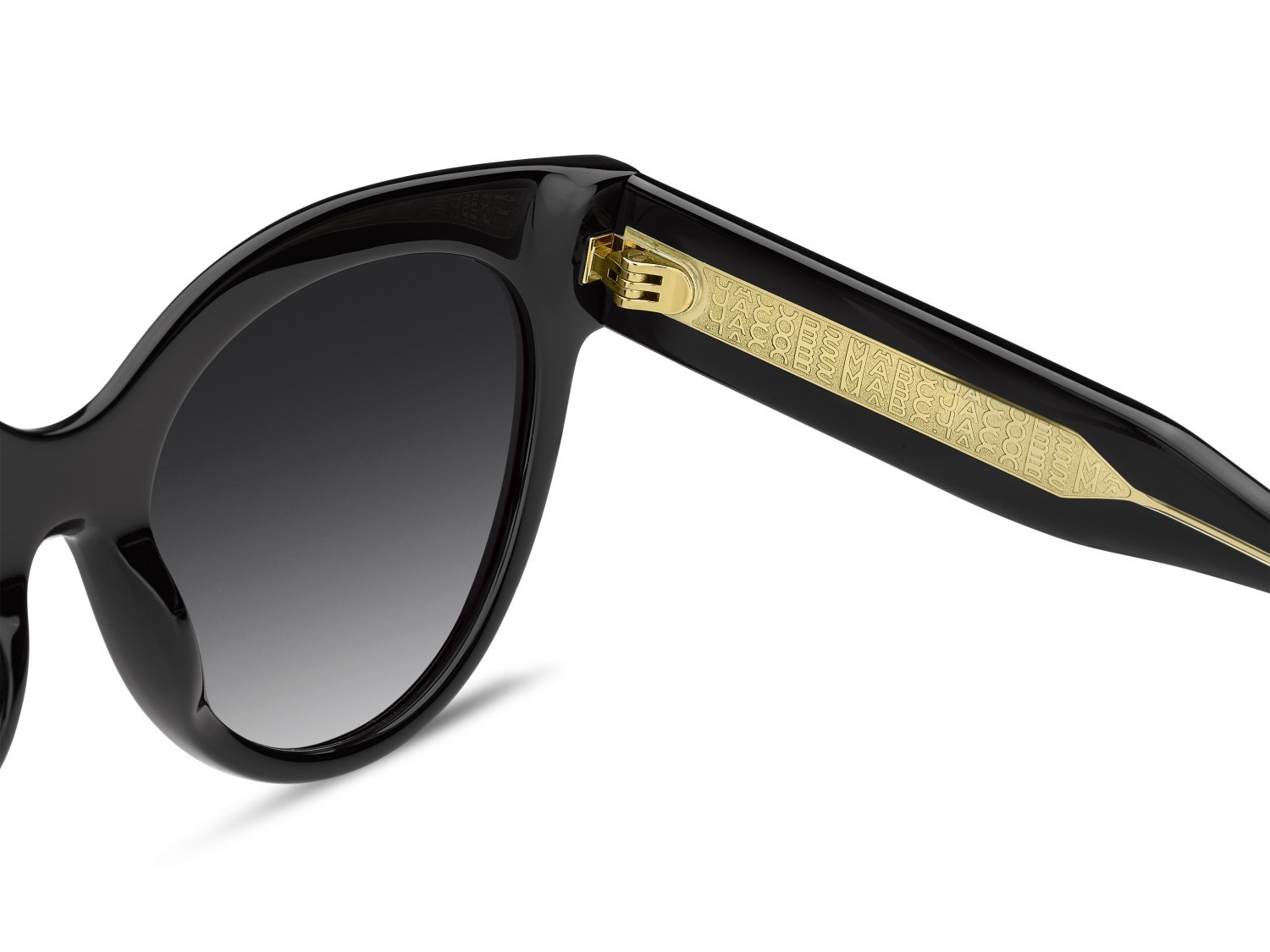 Occhiali da sole Marc Jacobs Mj 1134/S 208631 807 9O colore black forma cat eye lenti dark grey shaded