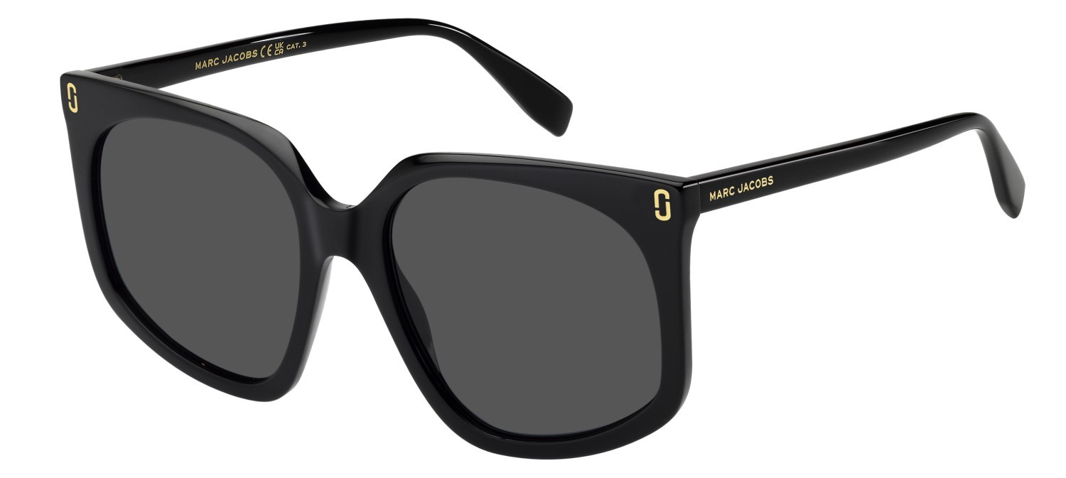 Occhiali da sole Marc Jacobs Mj 1136/S 208632 807 IR colore black forma quadrato lenti grey