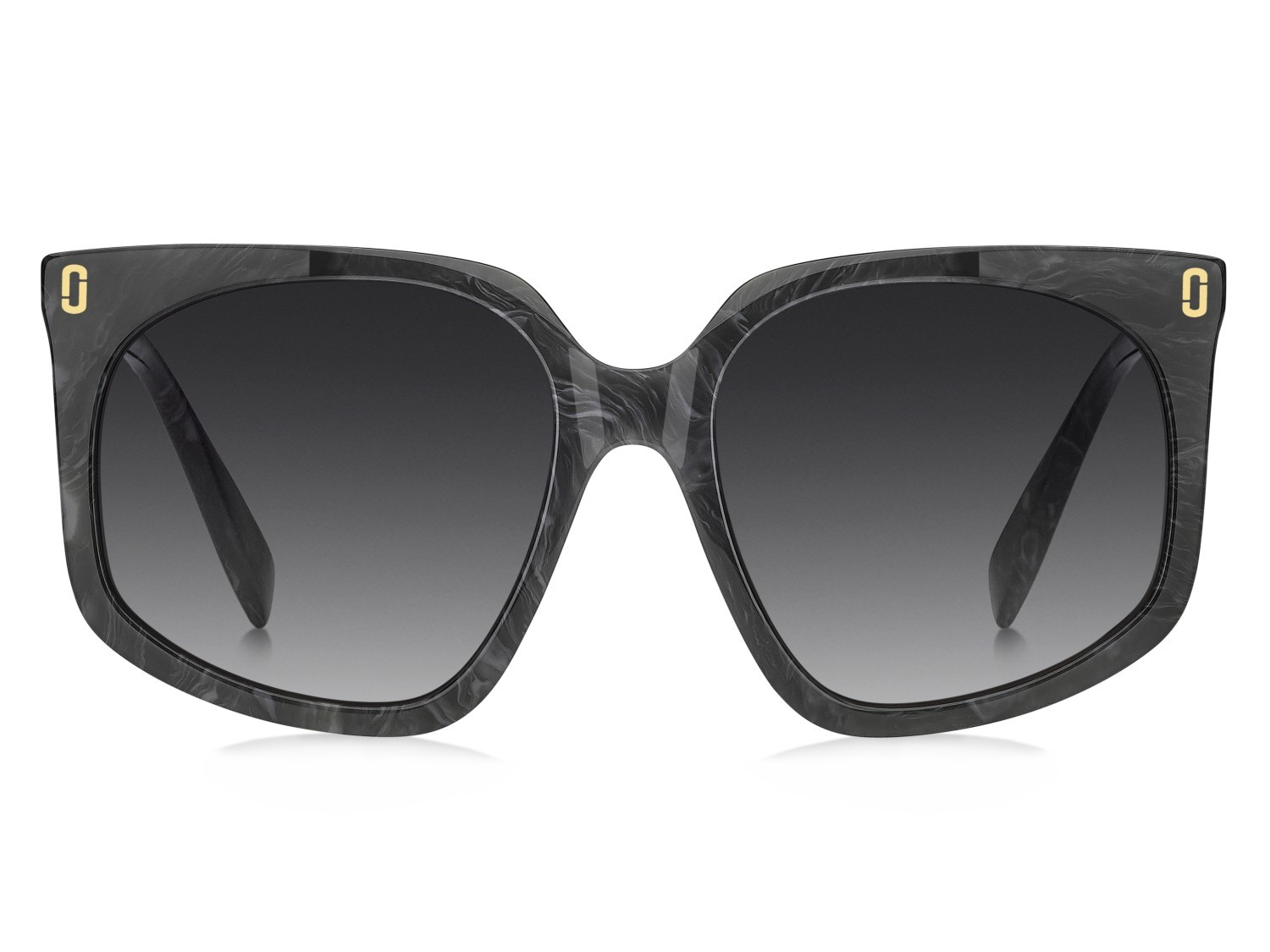 Sunglasses Marc Jacobs Mj 1136/S 208632 UAV 9O color grey marble shape square lenses dark grey shaded