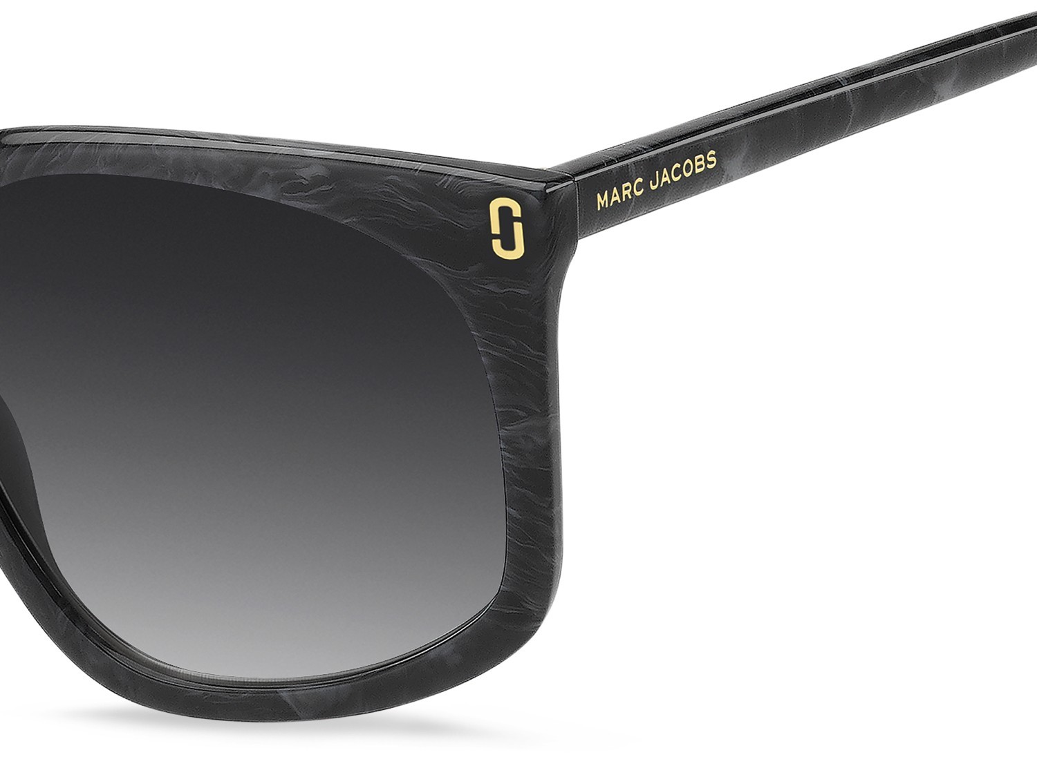 Sunglasses Marc Jacobs Mj 1136/S 208632 UAV 9O color grey marble shape square lenses dark grey shaded