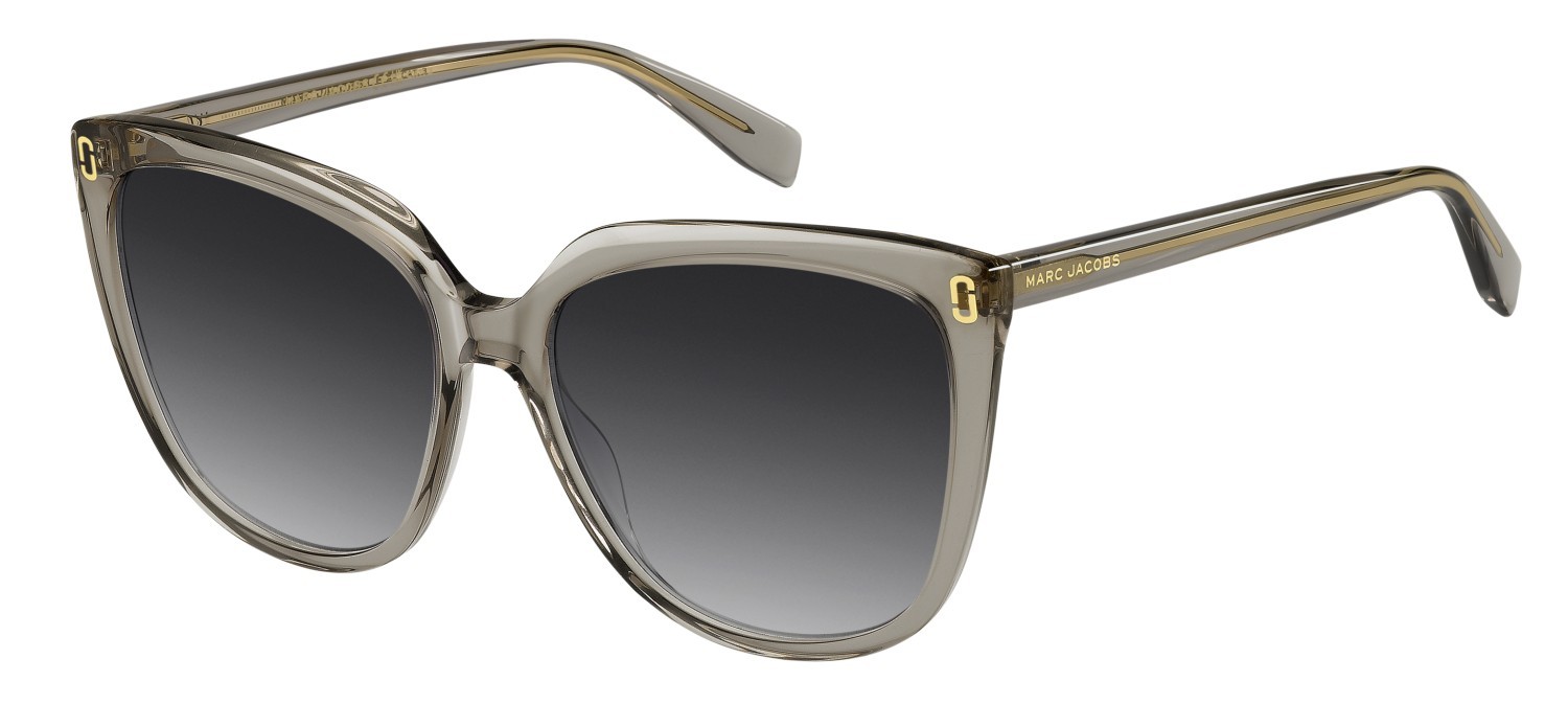 Sunglasses Marc Jacobs Mj 1137/S 208633 3Y5 9O color khaki shape cat eye lenses dark grey shaded