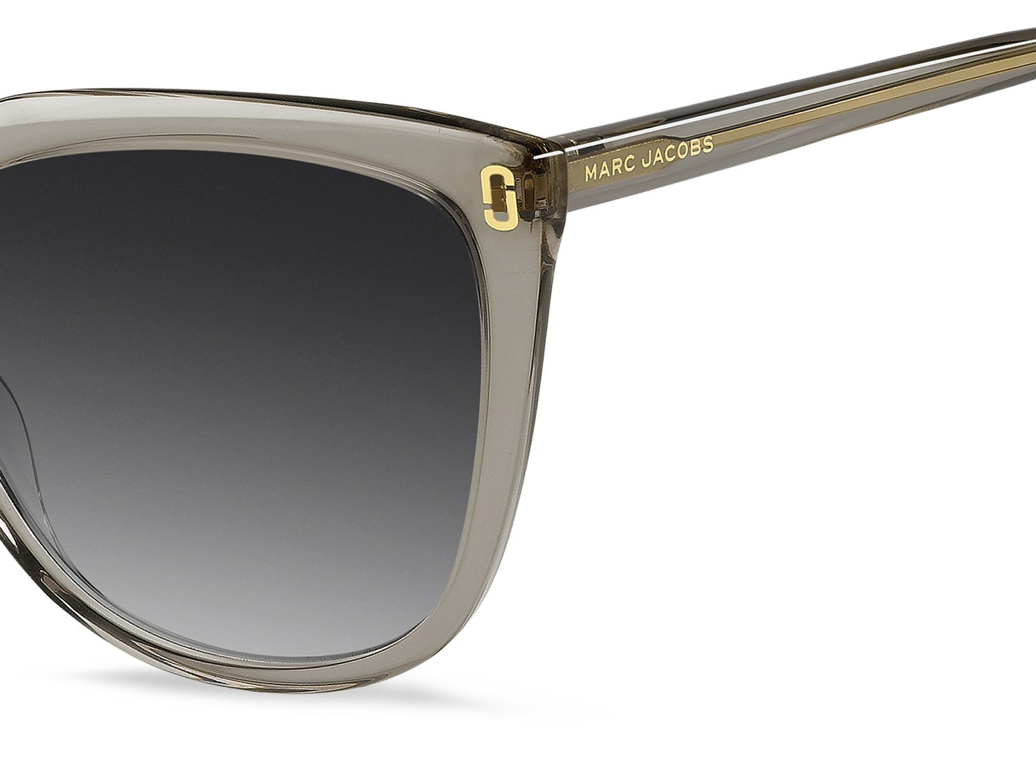 Sunglasses Marc Jacobs Mj 1137/S 208633 3Y5 9O color khaki shape cat eye lenses dark grey shaded