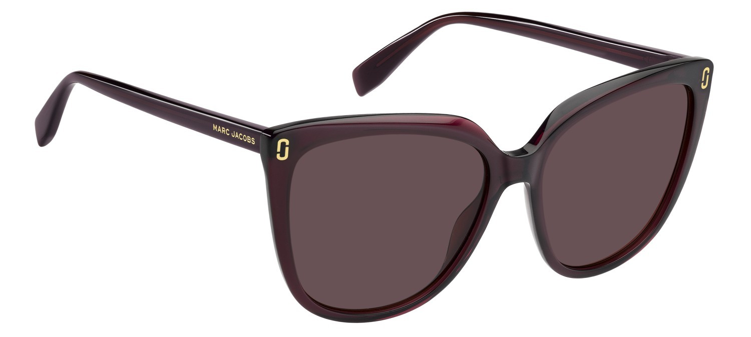 Sunglasses Marc Jacobs Mj 1137/S 208633 LHF 4S color burgundy 2 shape cat eye lenses burgundy
