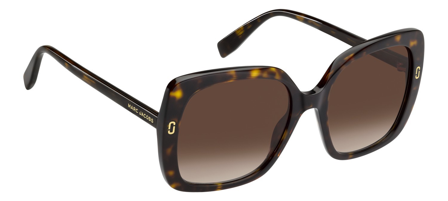 Occhiali da sole Marc Jacobs Mj 1138/S 208634 086 HA colore havana forma quadrato lenti brown shaded