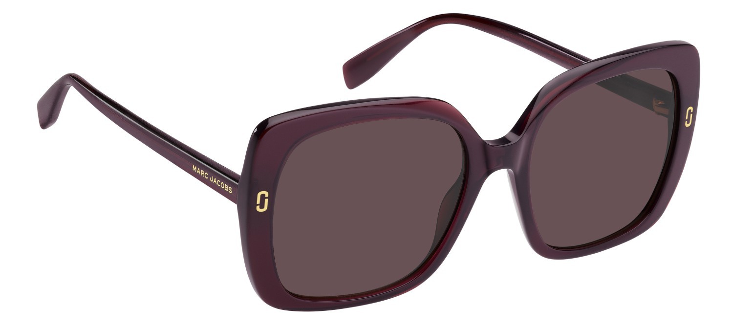 Sunglasses Marc Jacobs Mj 1138/S 208634 LHF 4S color burgundy 2 shape square lenses burgundy