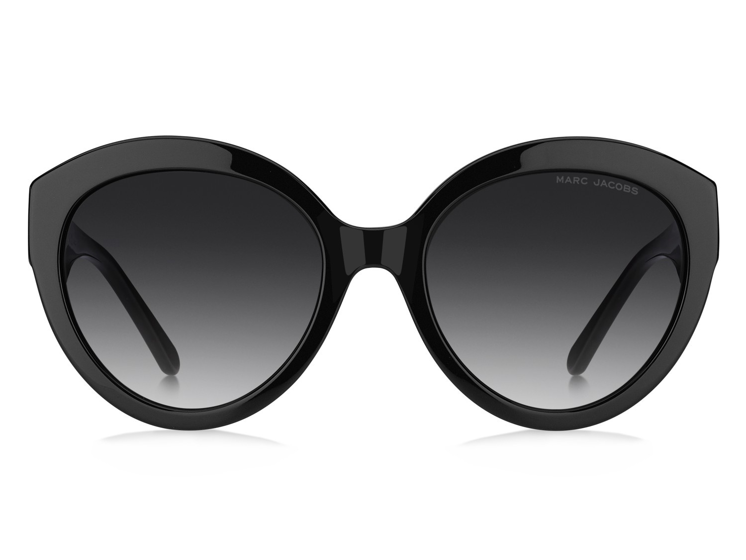 Occhiali da sole Marc Jacobs 882/S 208637 807 9O colore black forma cat eye lenti dark grey shaded
