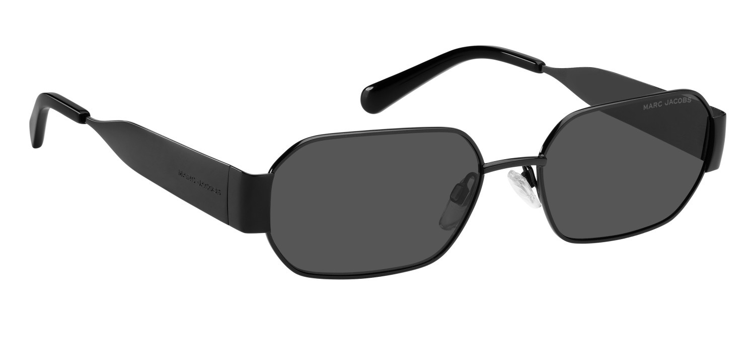 Occhiali da sole Marc Jacobs 890/S 208640 807 IR colore black forma quadrato lenti grey