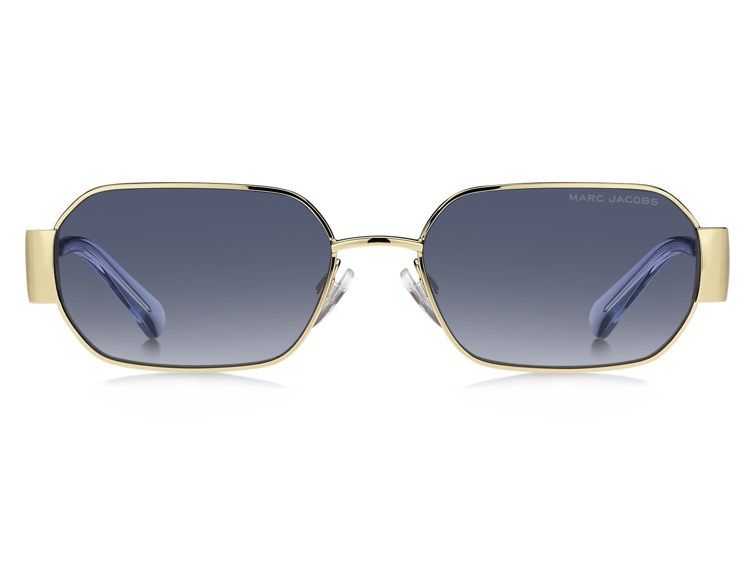 Sunglasses Marc Jacobs 890/S 208640 LKS 08 color gold blue shape square lenses dk blue shaded