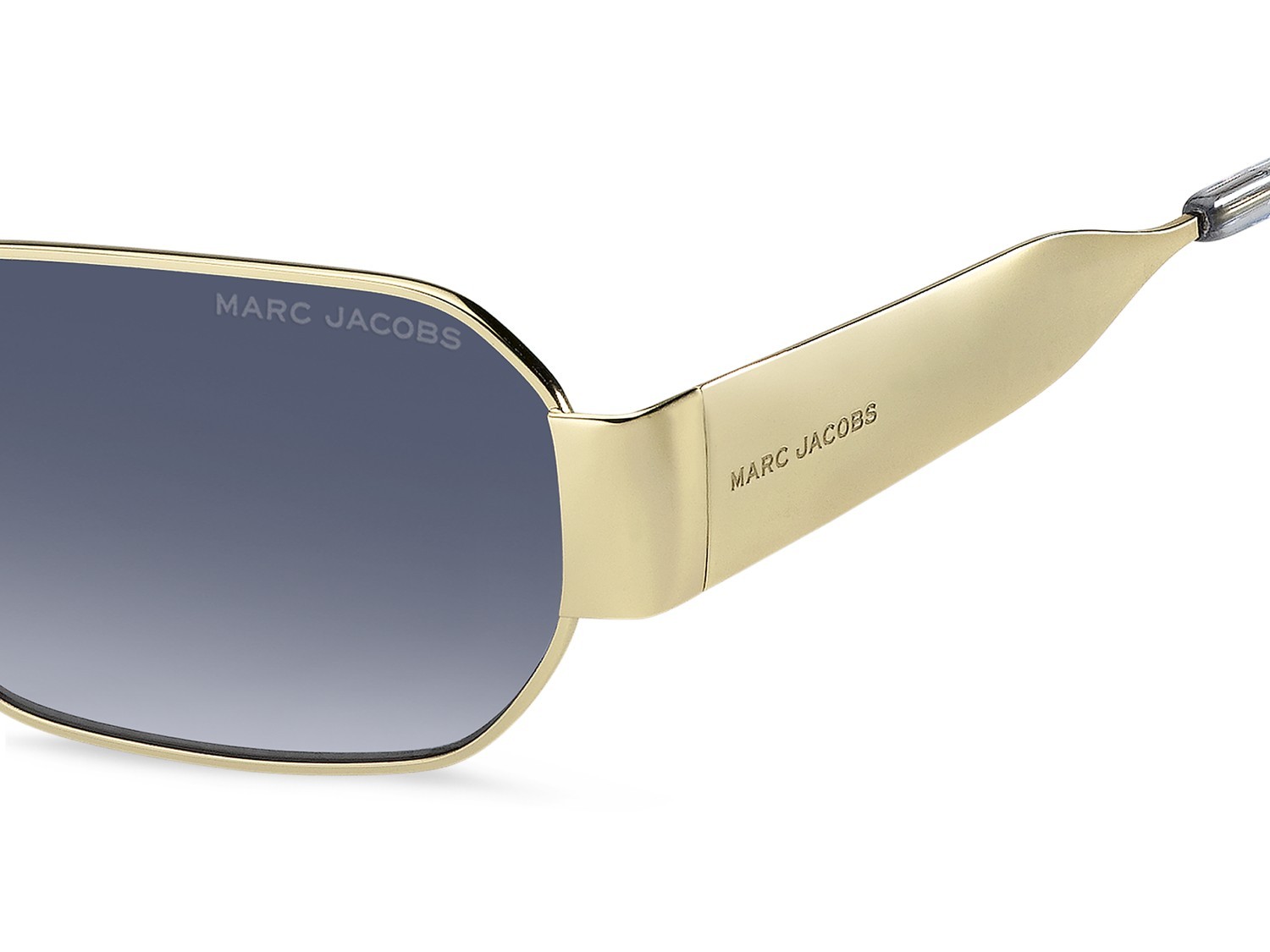 Sunglasses Marc Jacobs 890/S 208640 LKS 08 color gold blue shape square lenses dk blue shaded