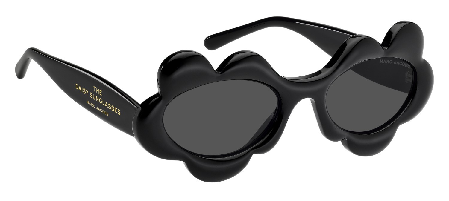 Occhiali da sole Marc Jacobs 886/G 208641 807 IR colore black forma altro lenti grey