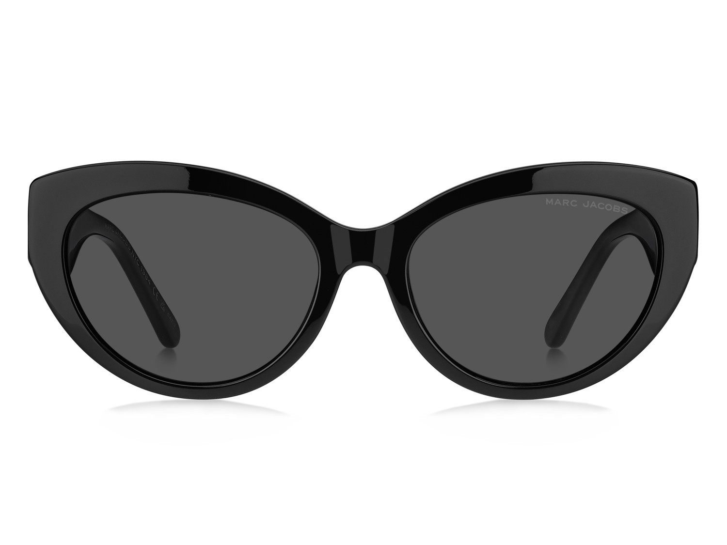 Occhiali da sole Marc Jacobs 883/S 208643 807 IR colore black forma cat eye lenti grey