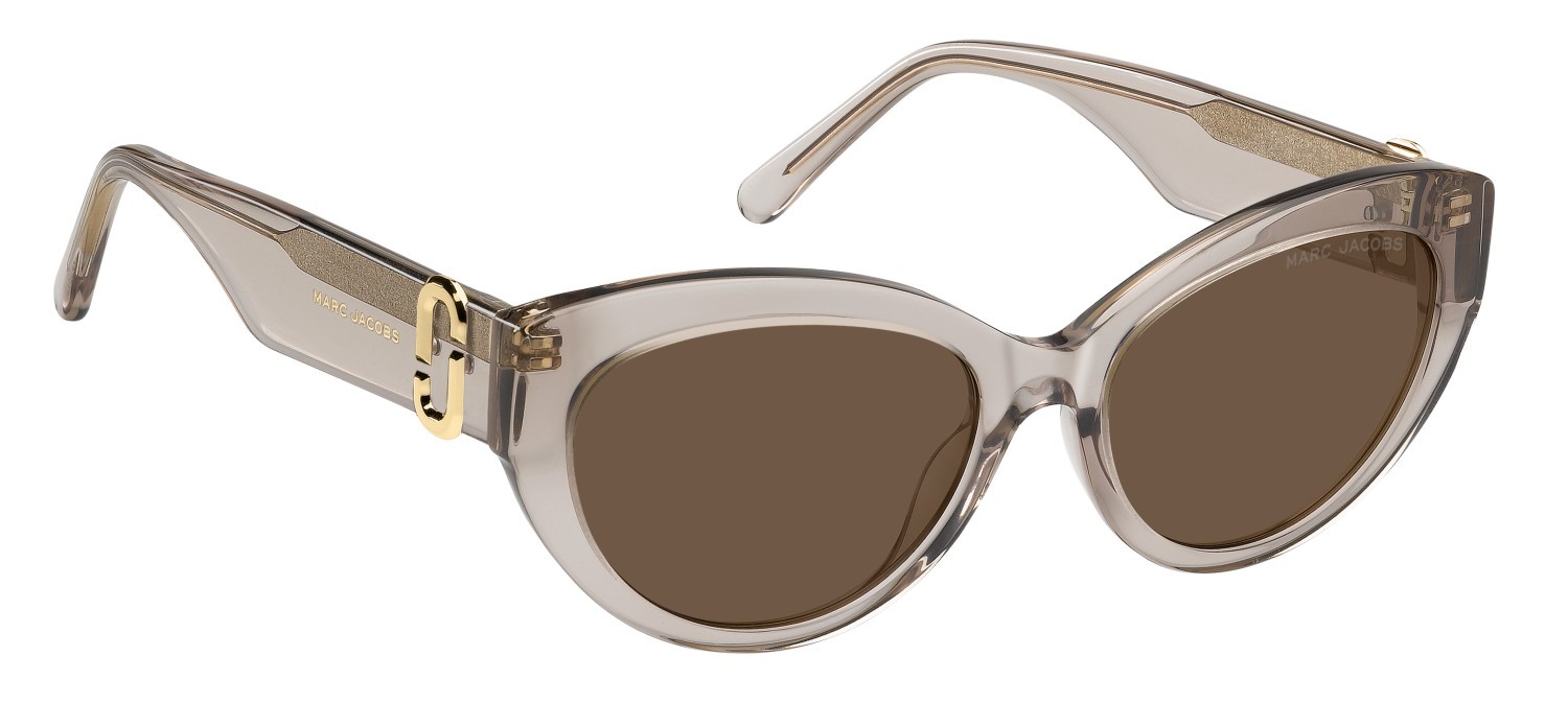 Sunglasses Marc Jacobs 883/S 208643 FWM 70 color nude shape cat eye lenses brown