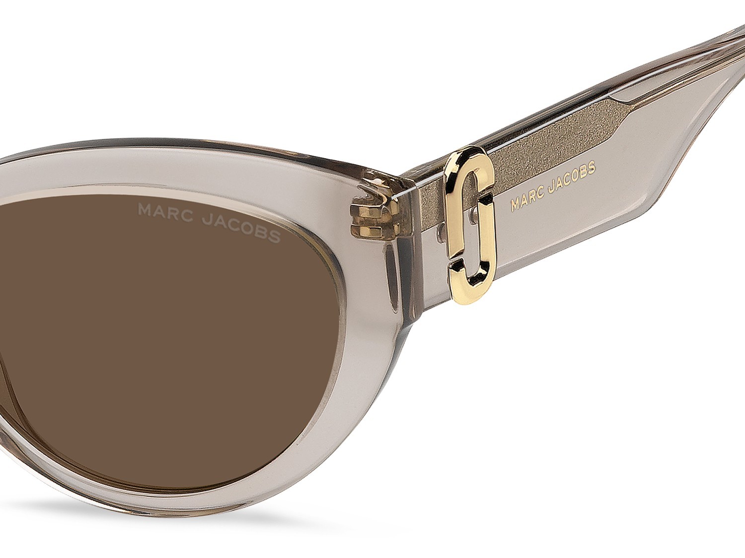 Sunglasses Marc Jacobs 883/S 208643 FWM 70 color nude shape cat eye lenses brown