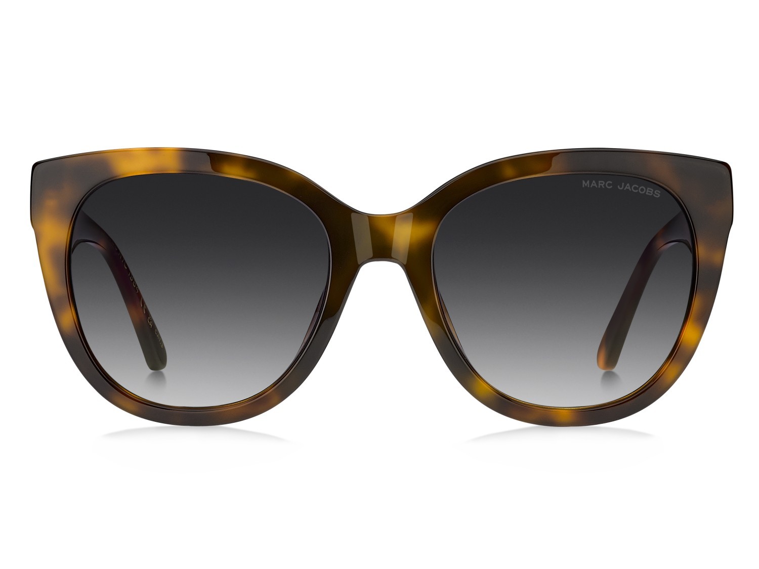 Sunglasses Marc Jacobs 885/S 208644 086 9O color havana shape cat eye lenses dark grey shaded