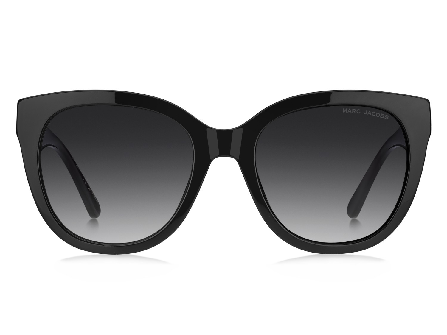 Occhiali da sole Marc Jacobs 885/S 208644 807 9O colore black forma cat eye lenti dark grey shaded