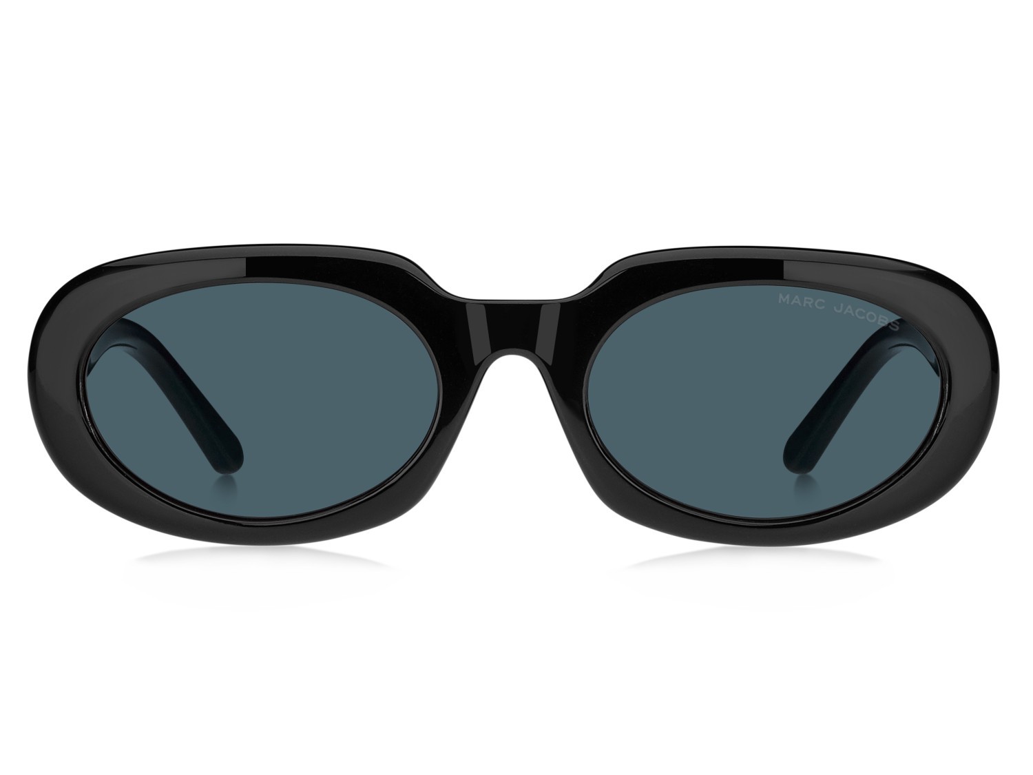 Occhiali da sole Marc Jacobs 887/G 208645 807 KU colore black forma ovale lenti blue