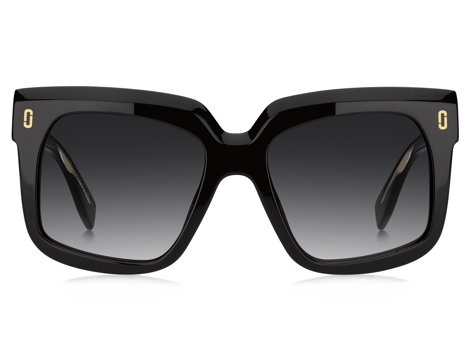Occhiali da sole Marc Jacobs Mj 1135/S 208647 807 9O colore black forma quadrato lenti dark grey shaded