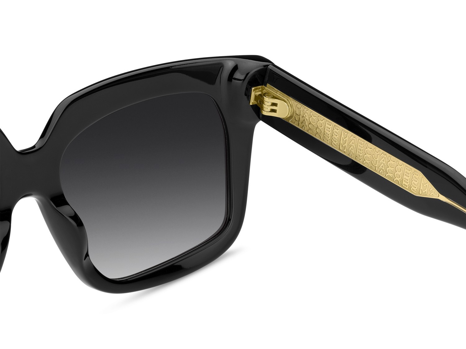 Occhiali da sole Marc Jacobs Mj 1135/S 208647 807 9O colore black forma quadrato lenti dark grey shaded