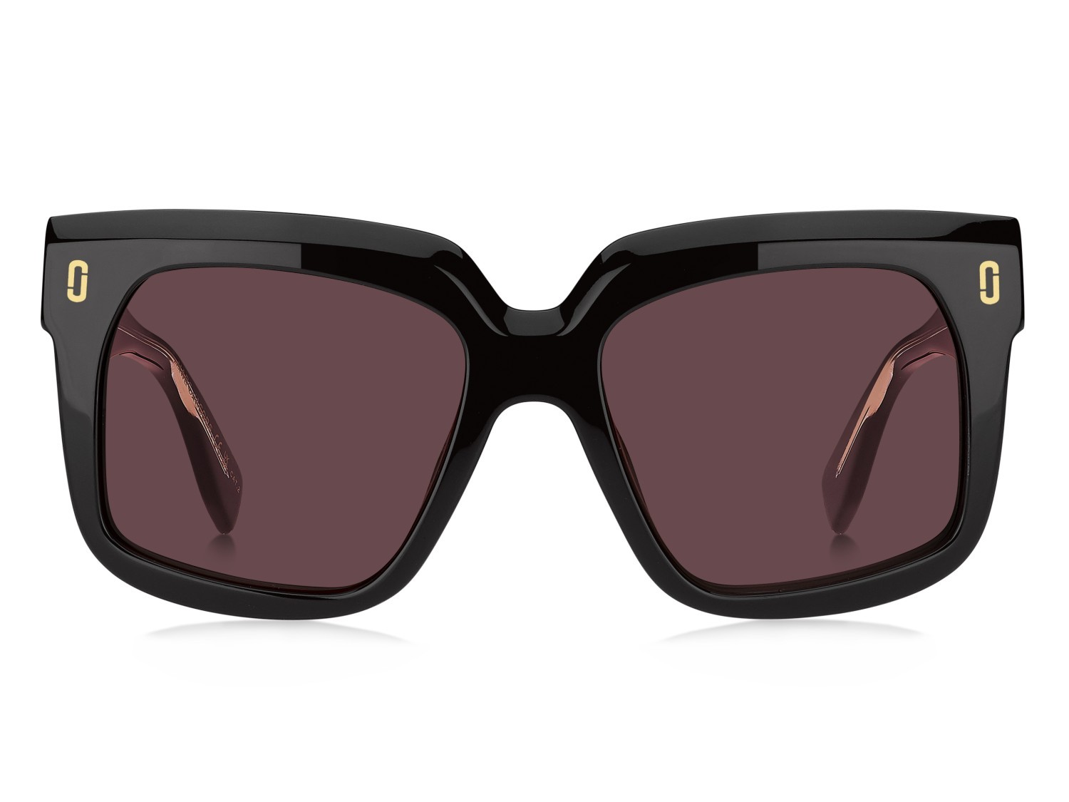 Sunglasses Marc Jacobs Mj 1135/S 208647 GUU 4S color black burgundy shape square lenses burgundy