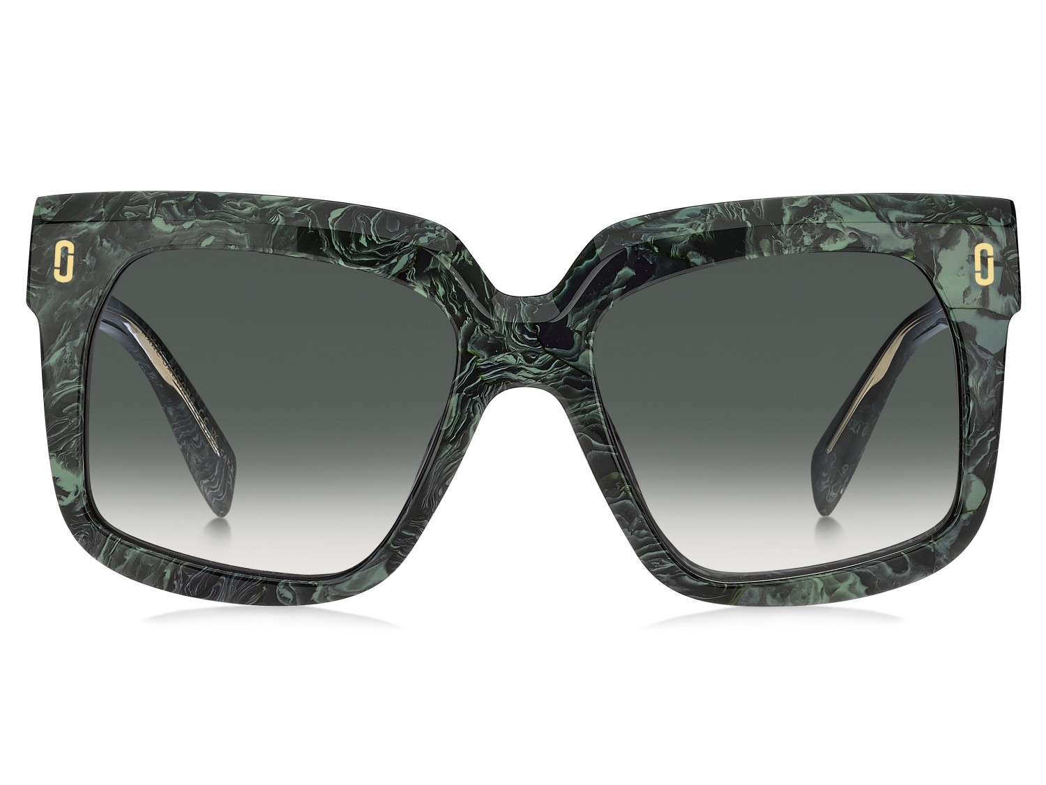 Sunglasses Marc Jacobs Mj 1135/S 208647 JRI 08 color marble green shape square lenses dk blue shaded