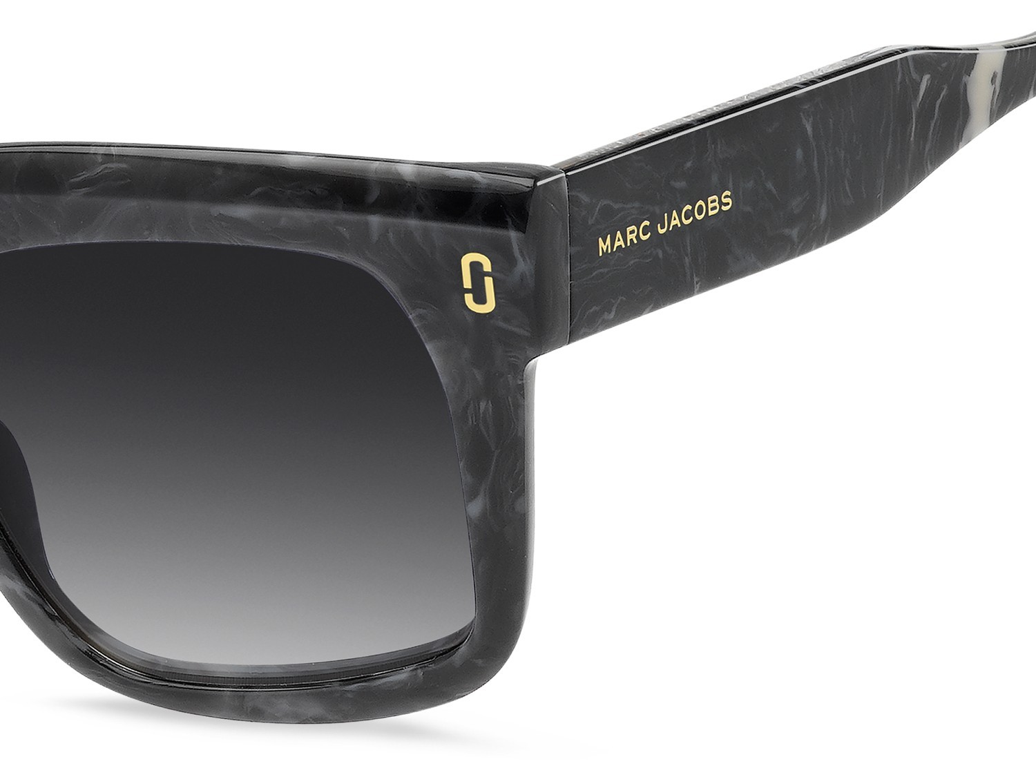 Sunglasses Marc Jacobs Mj 1135/S 208647 UAV 9O color grey marble shape square lenses dark grey shaded
