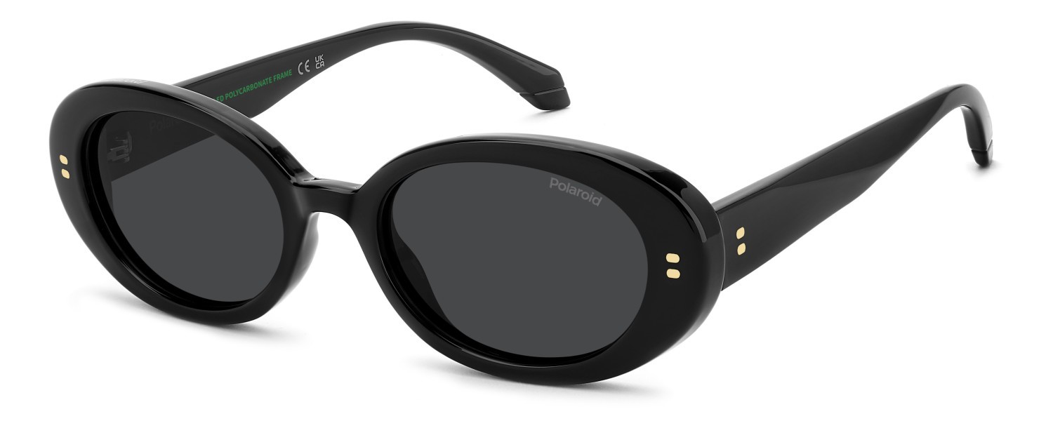 Occhiali da sole Polaroid Pld 6253/S 208663 807 M9 colore black forma ovale lenti grey polarized