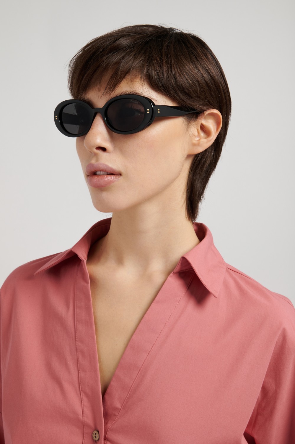Occhiali da sole Polaroid Pld 6253/S 208663 807 M9 colore black forma ovale lenti grey polarized
