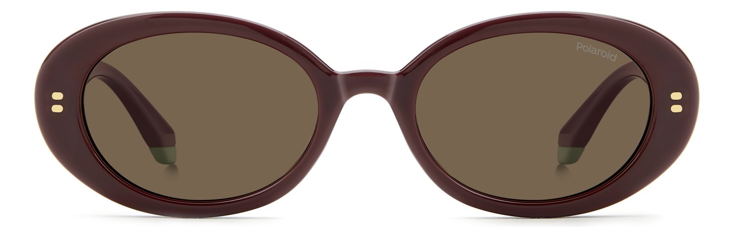 Occhiali da sole Polaroid Pld 6253/S 208663 LHF SP colore burgundy forma ovale lenti brown polarized