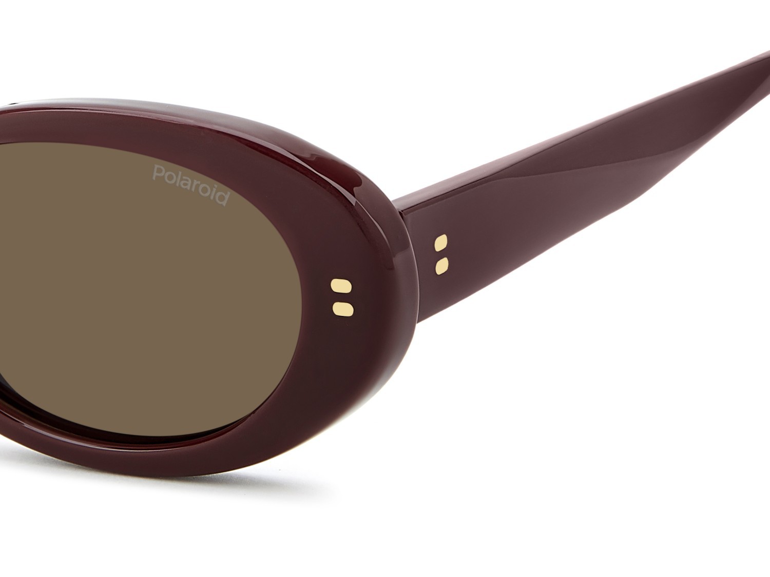 Occhiali da sole Polaroid Pld 6253/S 208663 LHF SP colore burgundy forma ovale lenti brown polarized