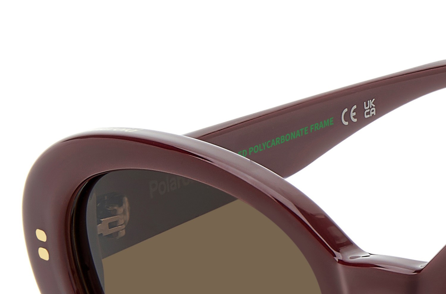 Occhiali da sole Polaroid Pld 6253/S 208663 LHF SP colore burgundy forma ovale lenti brown polarized