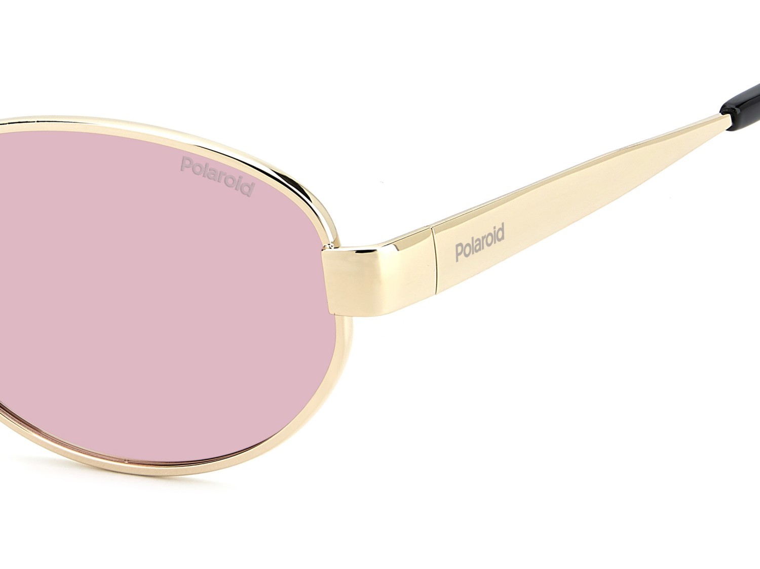 Sunglasses Polaroid Pld 6254/S 208666 EYR 0F color gold pink shape oval lenses pink polarized