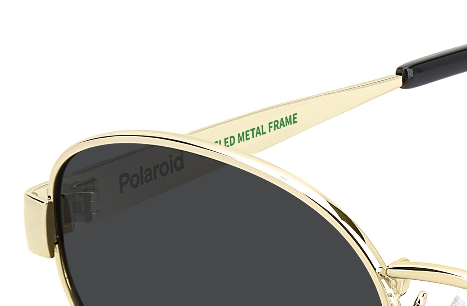 Sunglasses Polaroid Pld 6254/S 208666 J5G M9 color gold shape oval lenses grey polarized