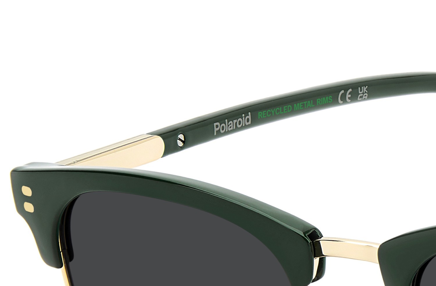 Occhiali da sole Polaroid Pld 4196/S 208670 1ED M9 colore green forma rettangolare lenti grey polarized